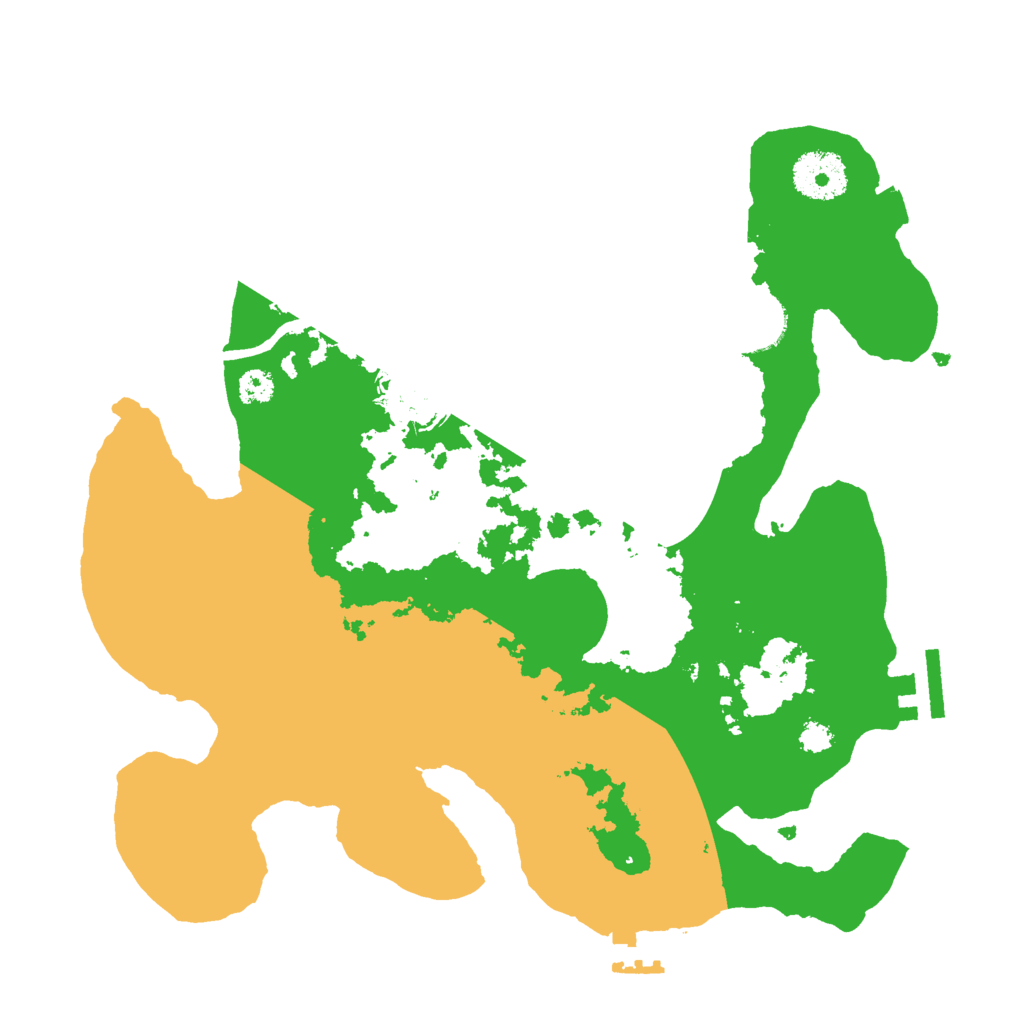 Biome Rust Map: Procedural Map, Size: 3000, Seed: 1328261373