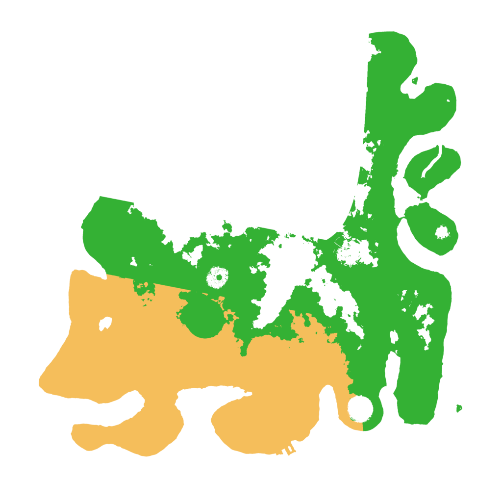 Biome Rust Map: Procedural Map, Size: 3500, Seed: 83494496