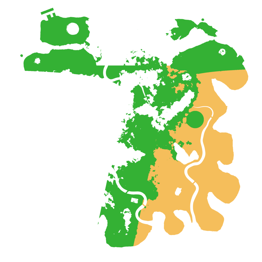 Biome Rust Map: Procedural Map, Size: 4000, Seed: 1060