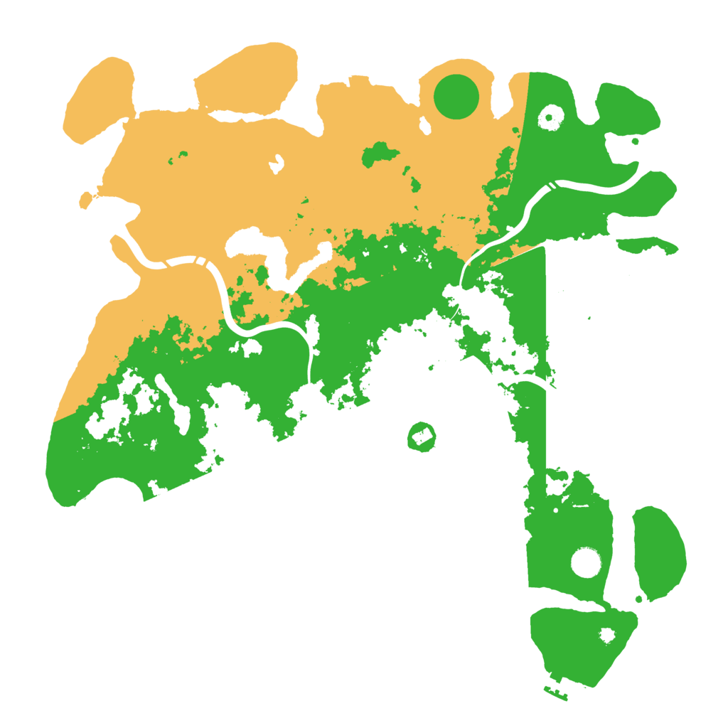 Biome Rust Map: Procedural Map, Size: 4250, Seed: 110705264