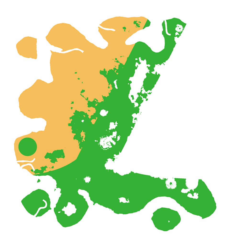 Biome Rust Map: Procedural Map, Size: 3500, Seed: 19436292