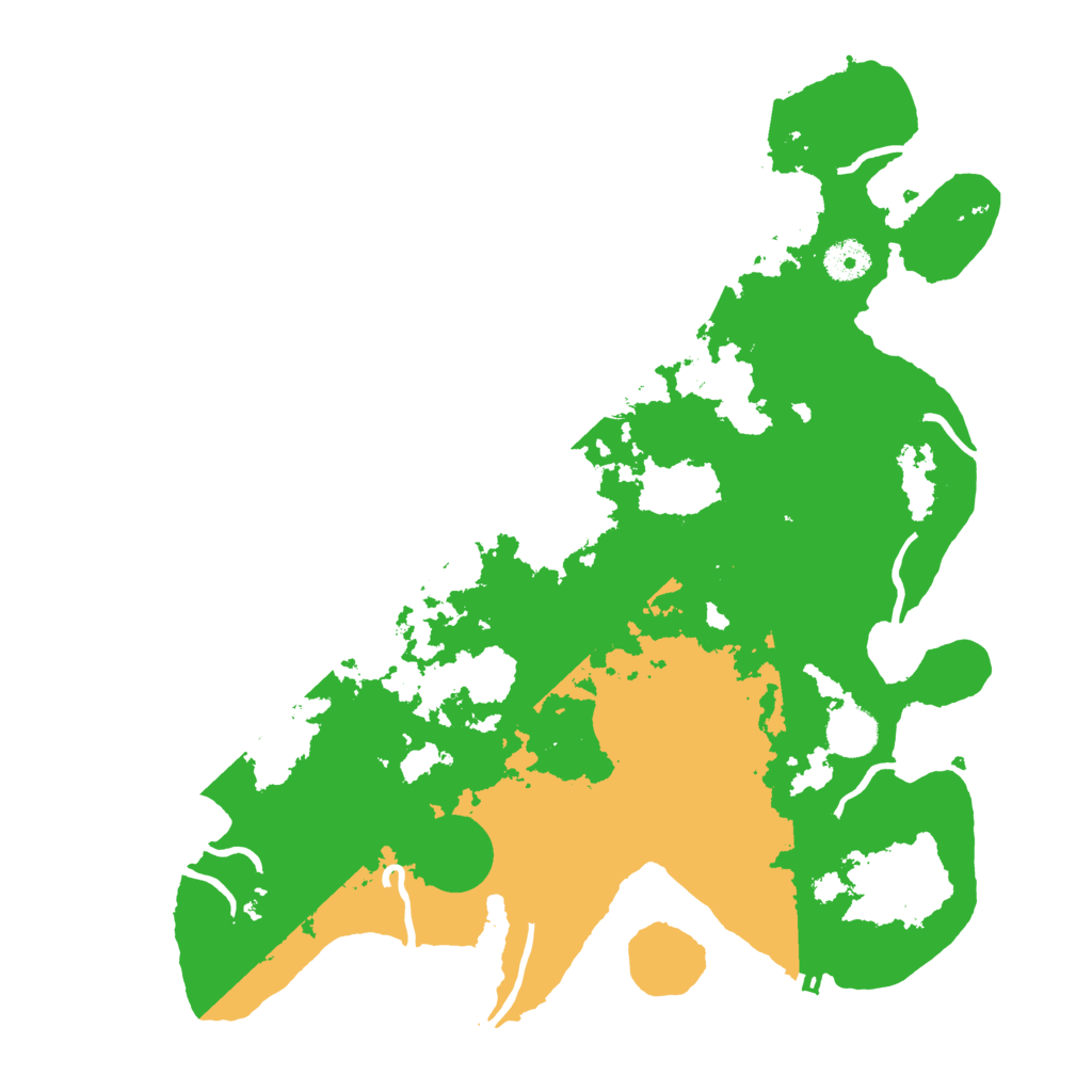 Biome Rust Map: Procedural Map, Size: 3800, Seed: 23412