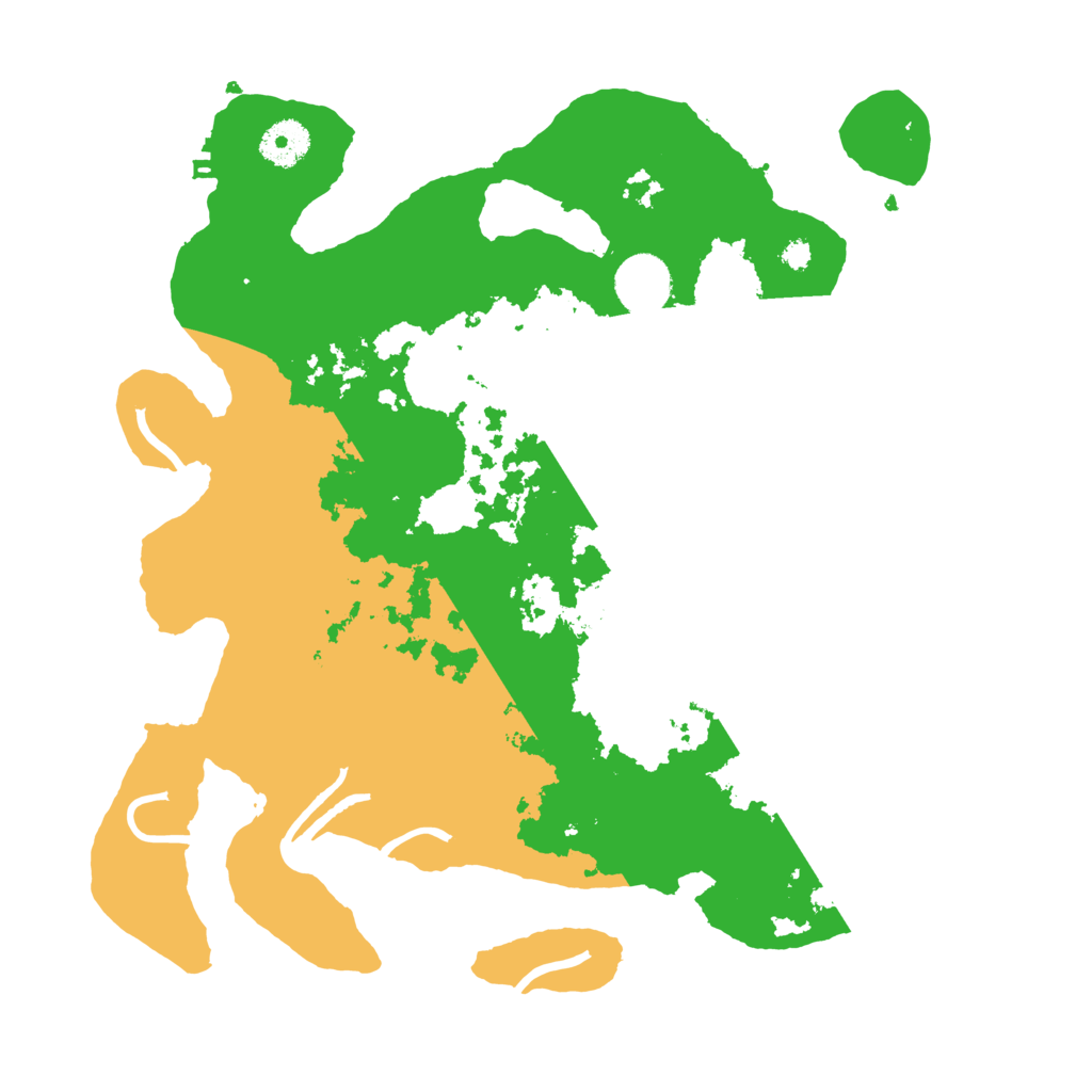 Biome Rust Map: Procedural Map, Size: 3500, Seed: 59245216