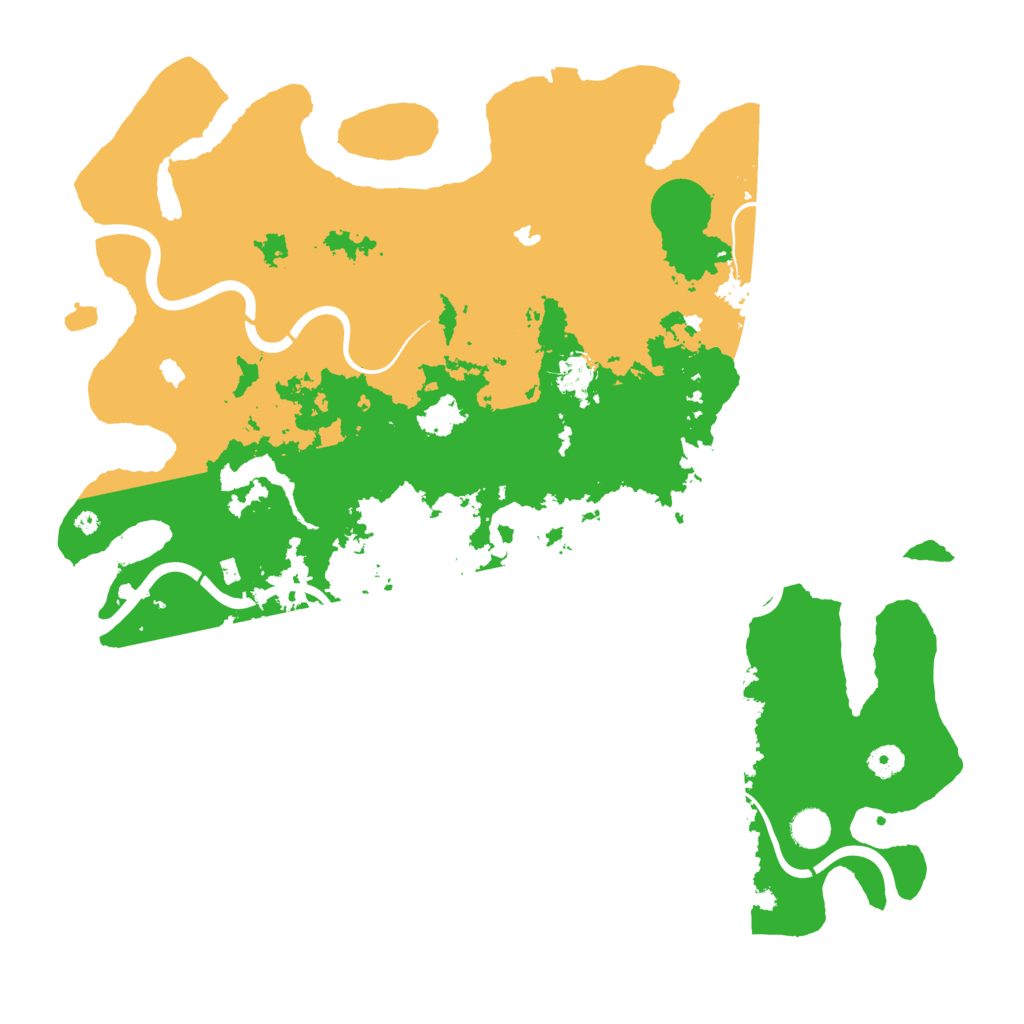 Biome Rust Map: Procedural Map, Size: 4500, Seed: 1080