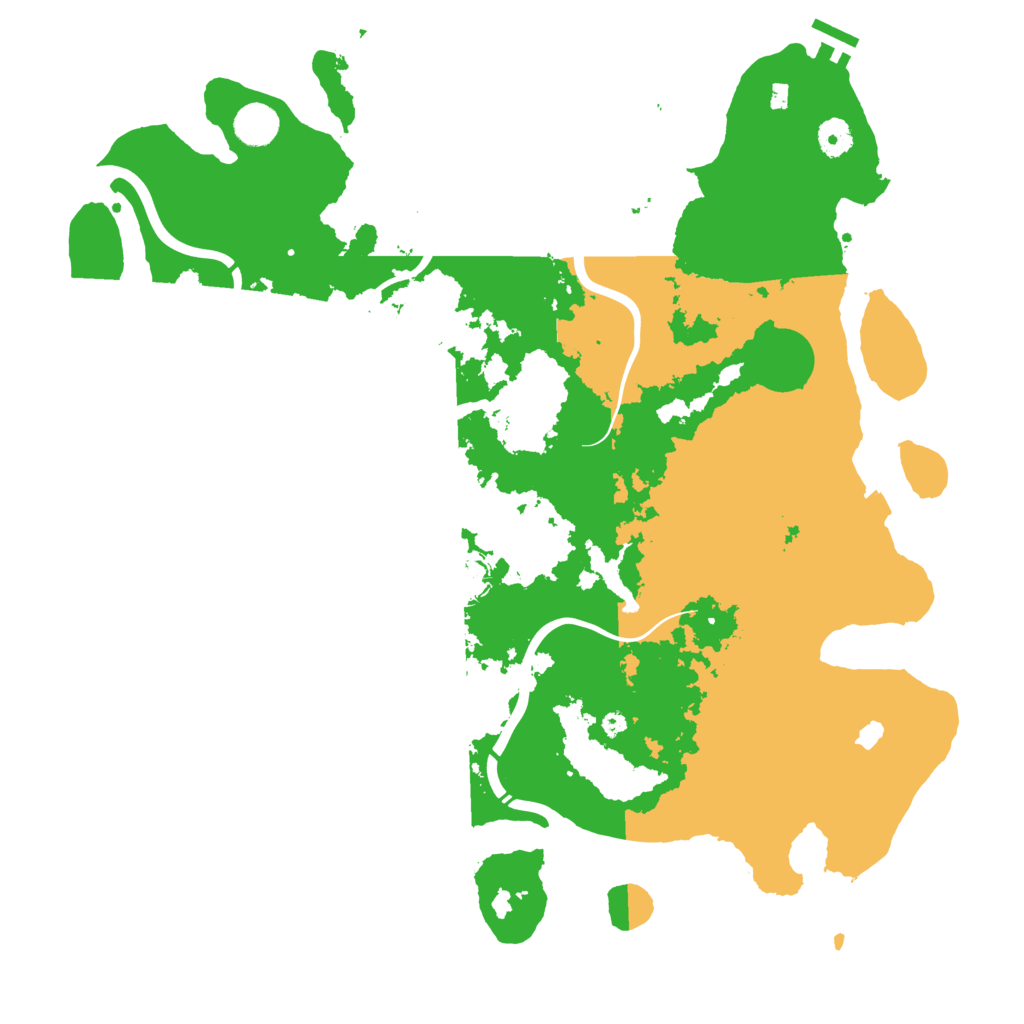 Biome Rust Map: Procedural Map, Size: 4250, Seed: 509468181
