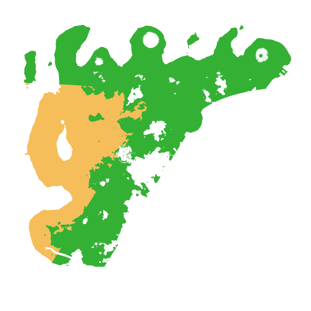 Biome Rust Map: Procedural Map, Size: 3500, Seed: 57819113