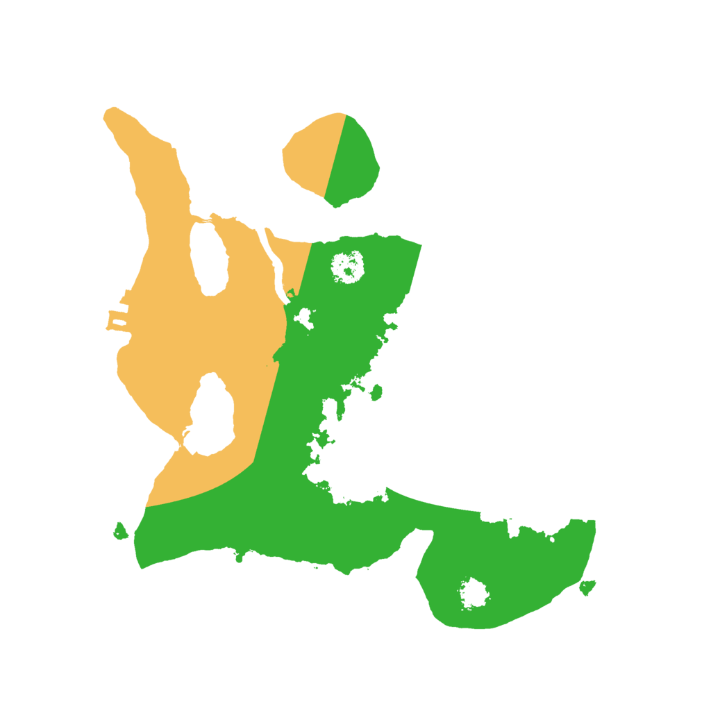 Biome Rust Map: Procedural Map, Size: 2200, Seed: 149633711