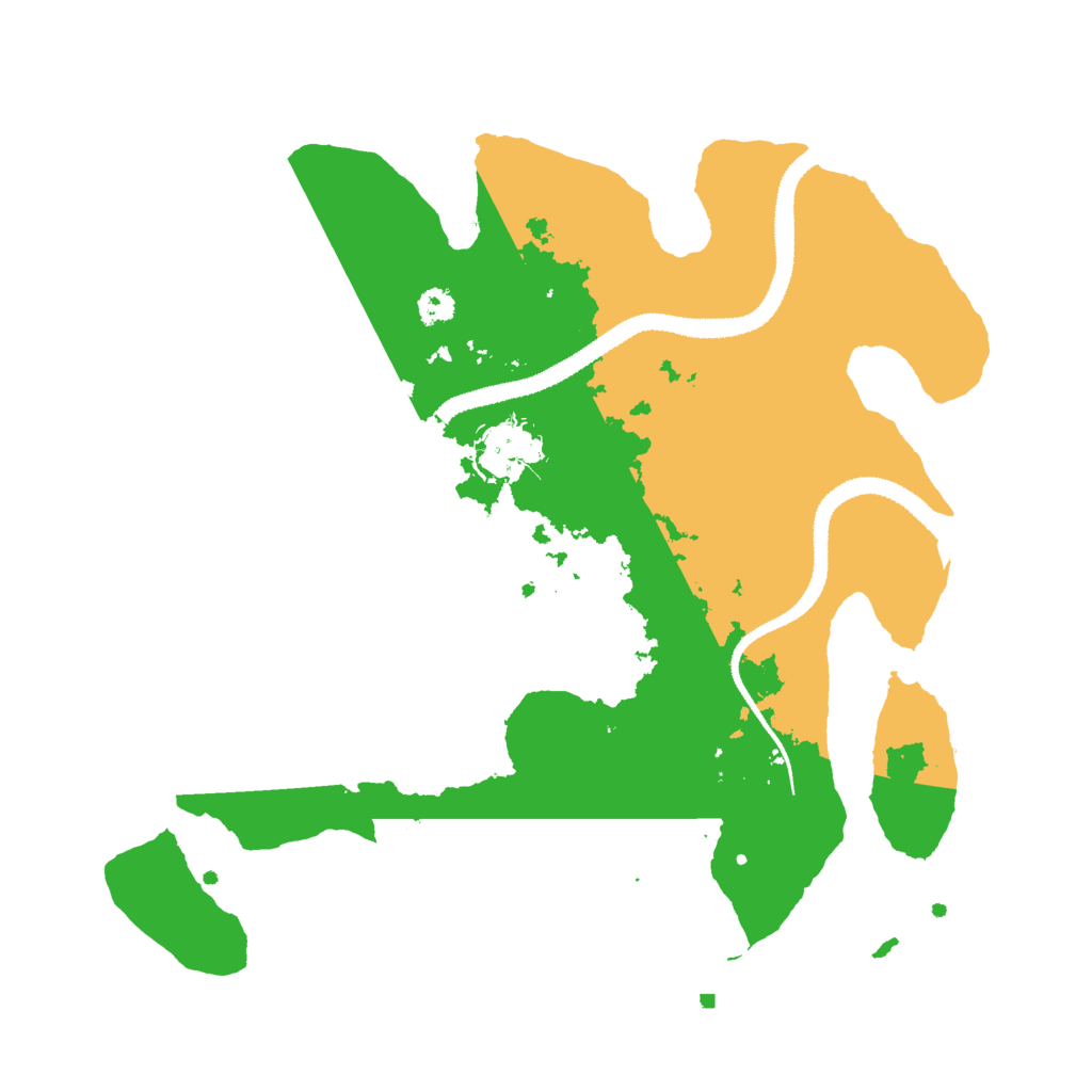 Biome Rust Map: Procedural Map, Size: 3000, Seed: 1041397780