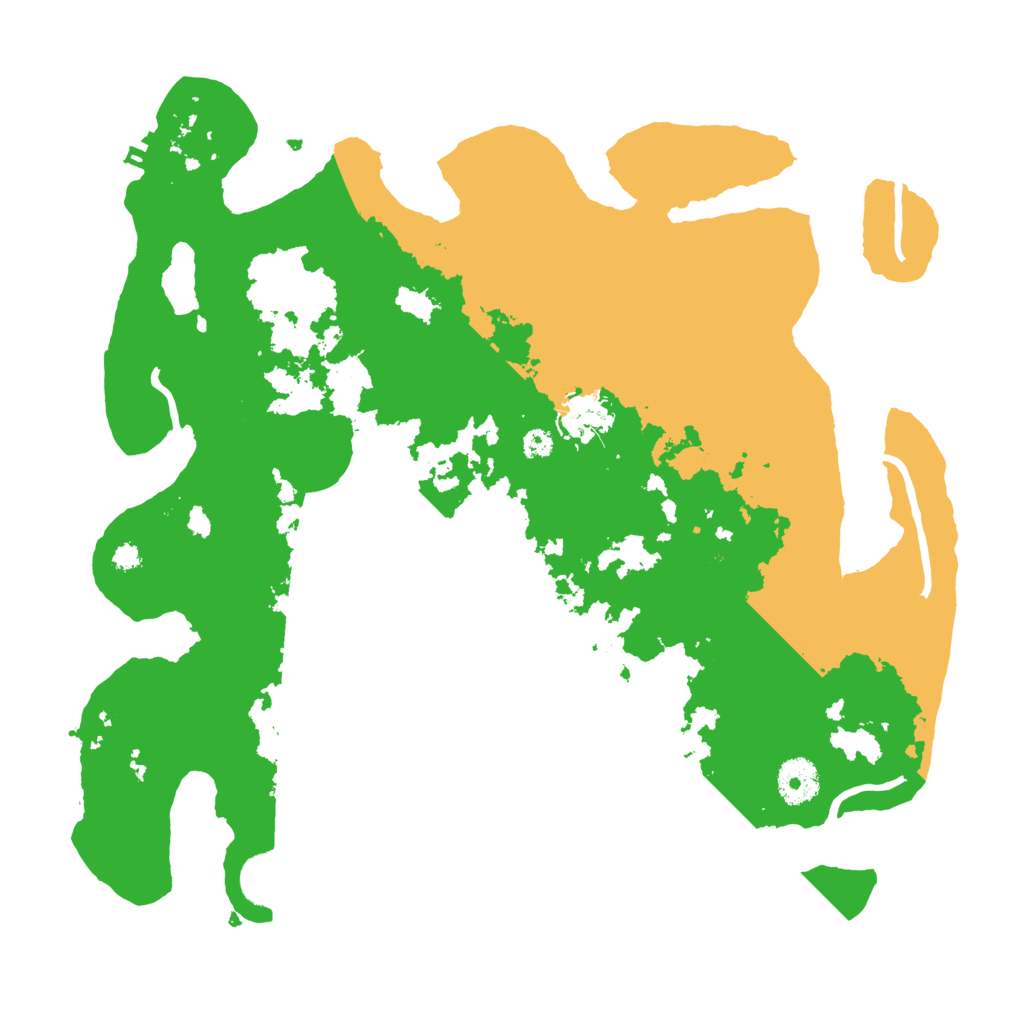 Biome Rust Map: Procedural Map, Size: 3500, Seed: 2109428394