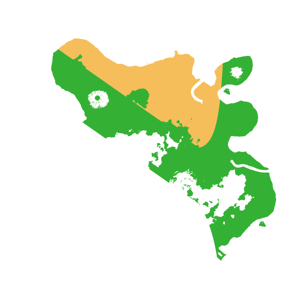 Biome Rust Map: Procedural Map, Size: 2400, Seed: 356779