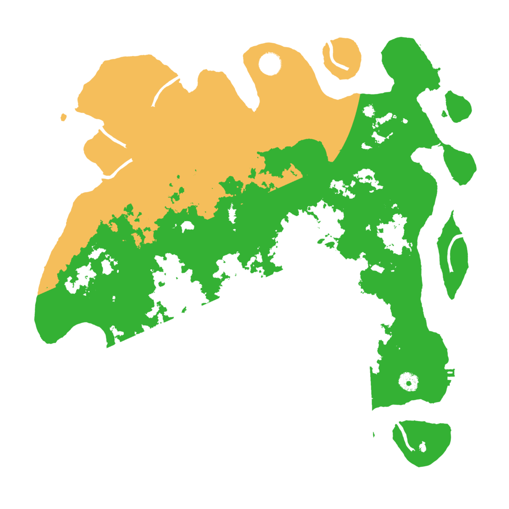 Biome Rust Map: Procedural Map, Size: 4000, Seed: 110705264