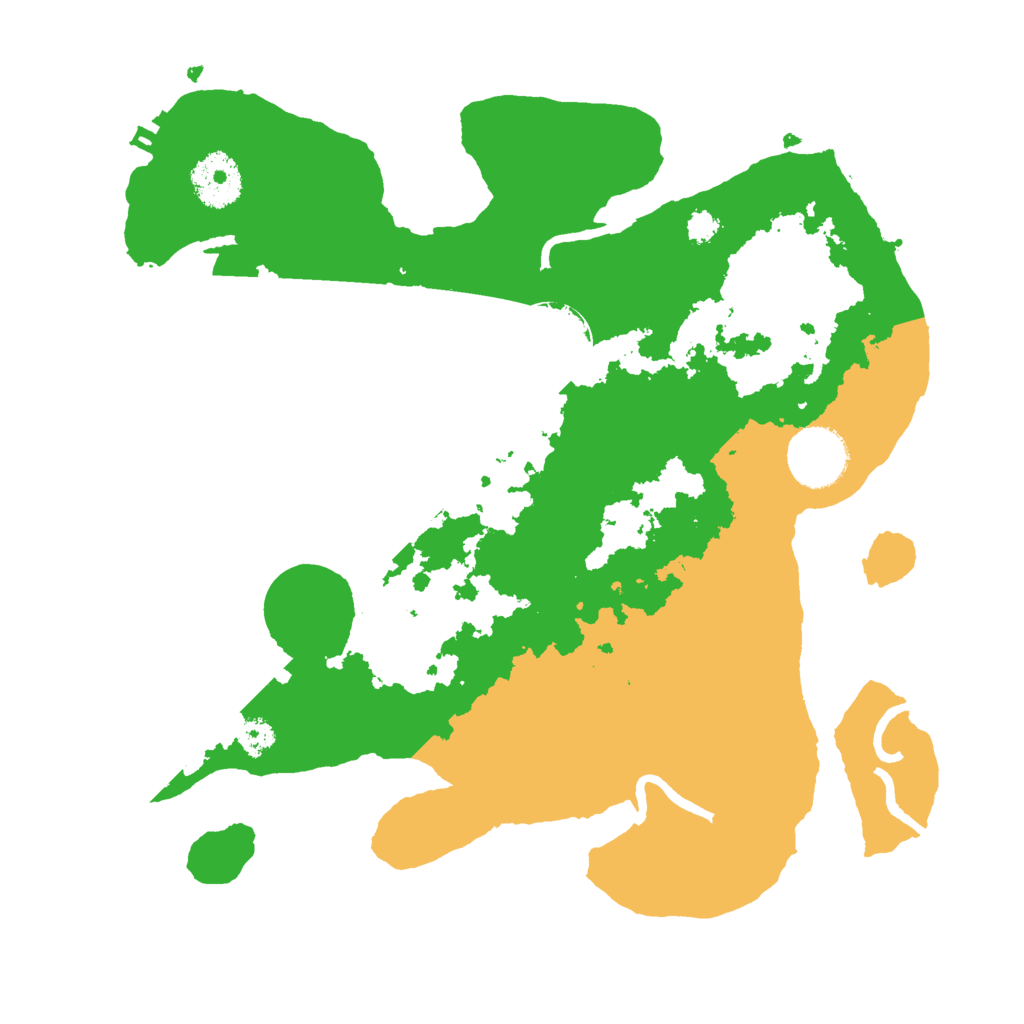 Biome Rust Map: Procedural Map, Size: 3000, Seed: 89897163
