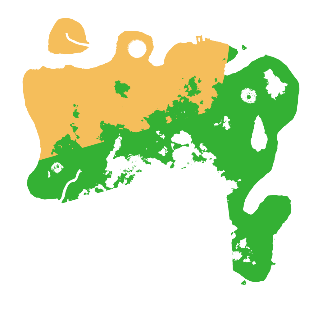 Biome Rust Map: Procedural Map, Size: 3110, Seed: 1057949248