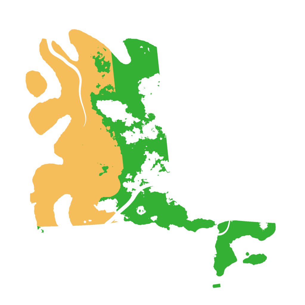 Biome Rust Map: Procedural Map, Size: 3500, Seed: 365147672