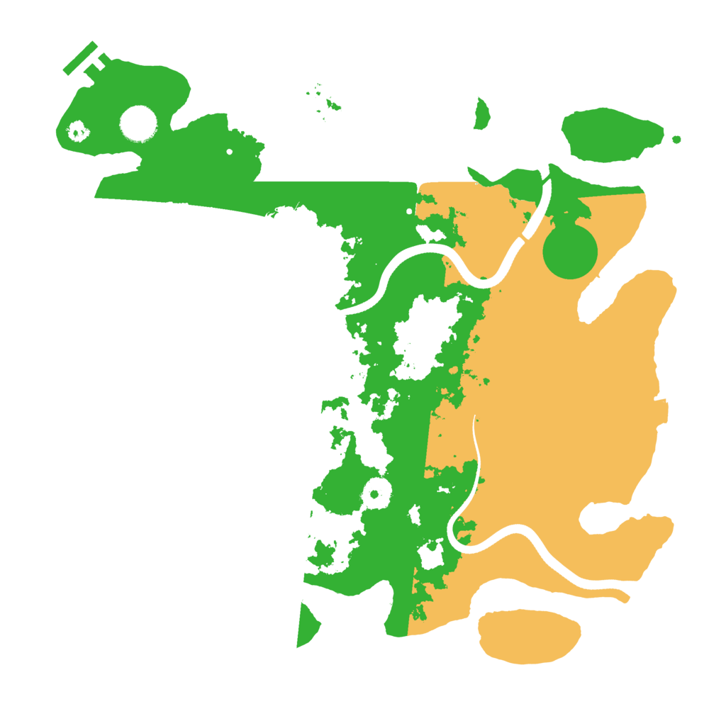Biome Rust Map: Procedural Map, Size: 3500, Seed: 1272087190