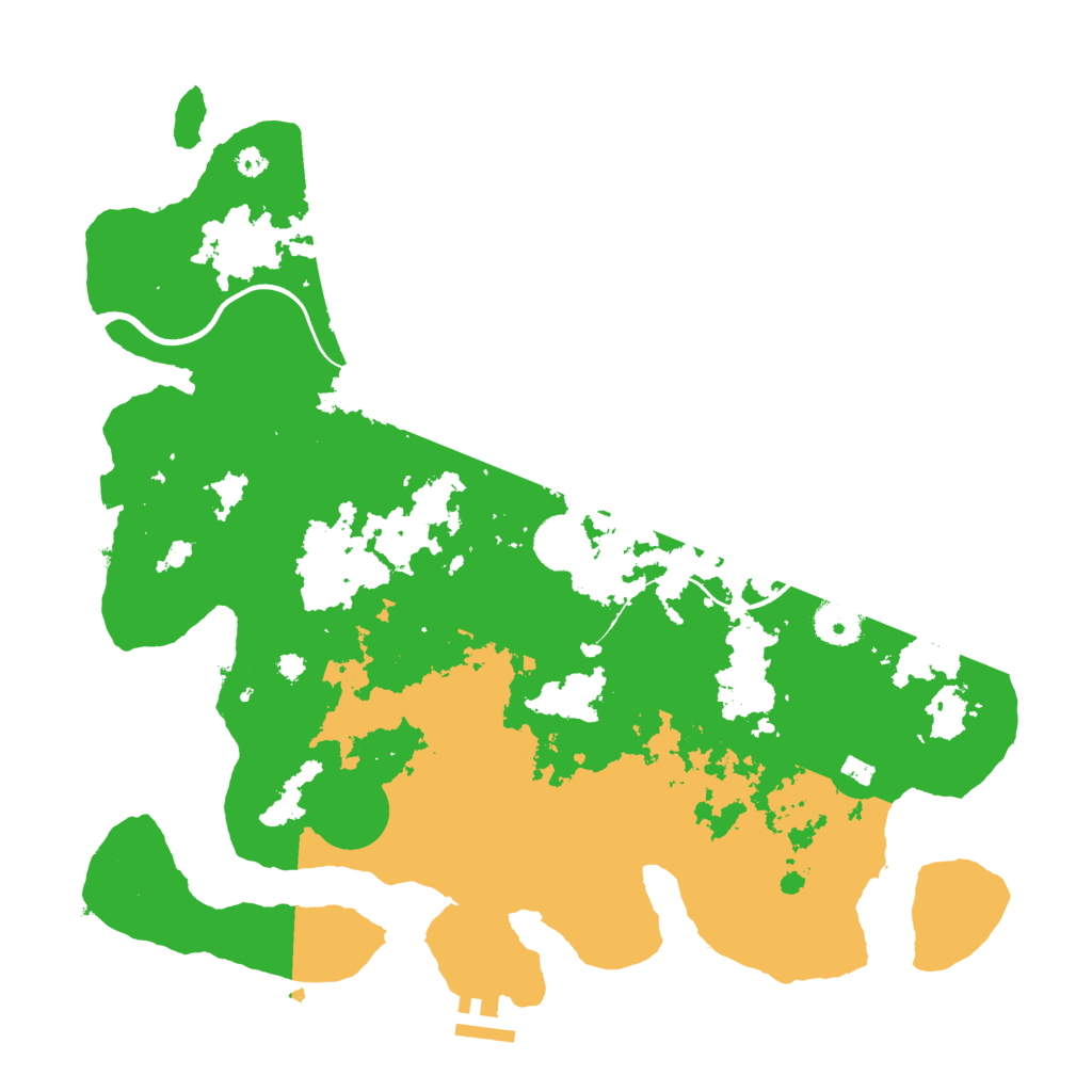 Biome Rust Map: Procedural Map, Size: 3700, Seed: 1871874747