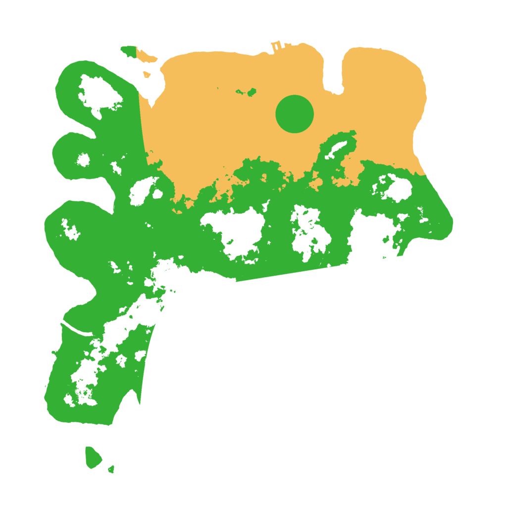 Biome Rust Map: Procedural Map, Size: 3500, Seed: 376953572