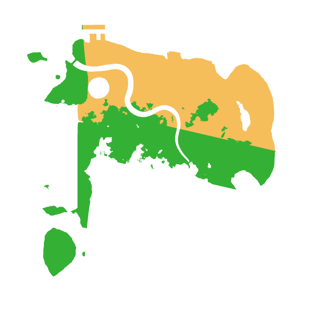 Biome Rust Map: Procedural Map, Size: 2700, Seed: 93874561