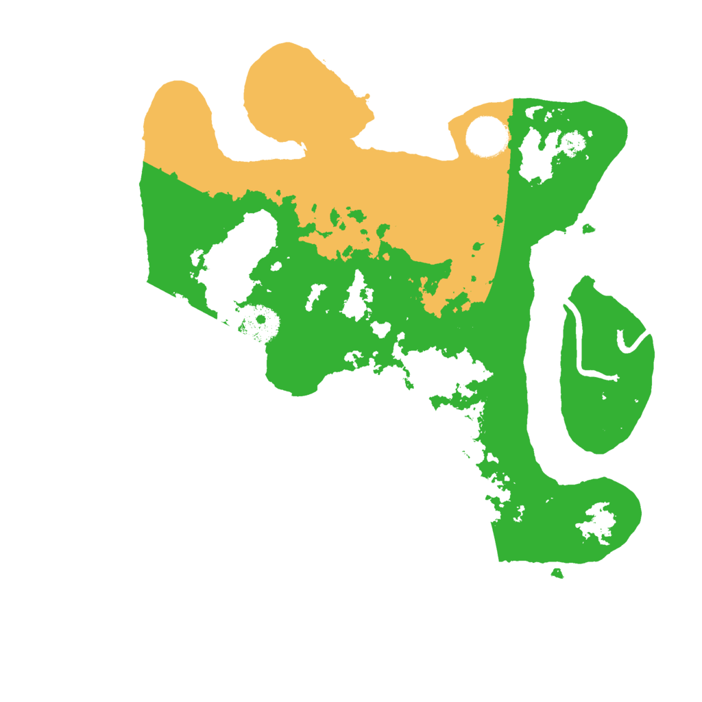 Biome Rust Map: Procedural Map, Size: 3000, Seed: 86667167