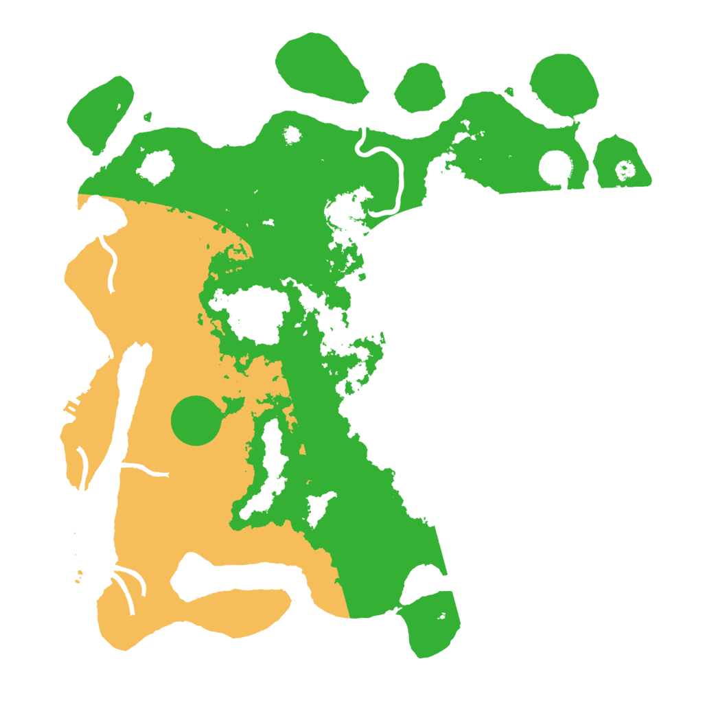 Biome Rust Map: Procedural Map, Size: 3700, Seed: 245