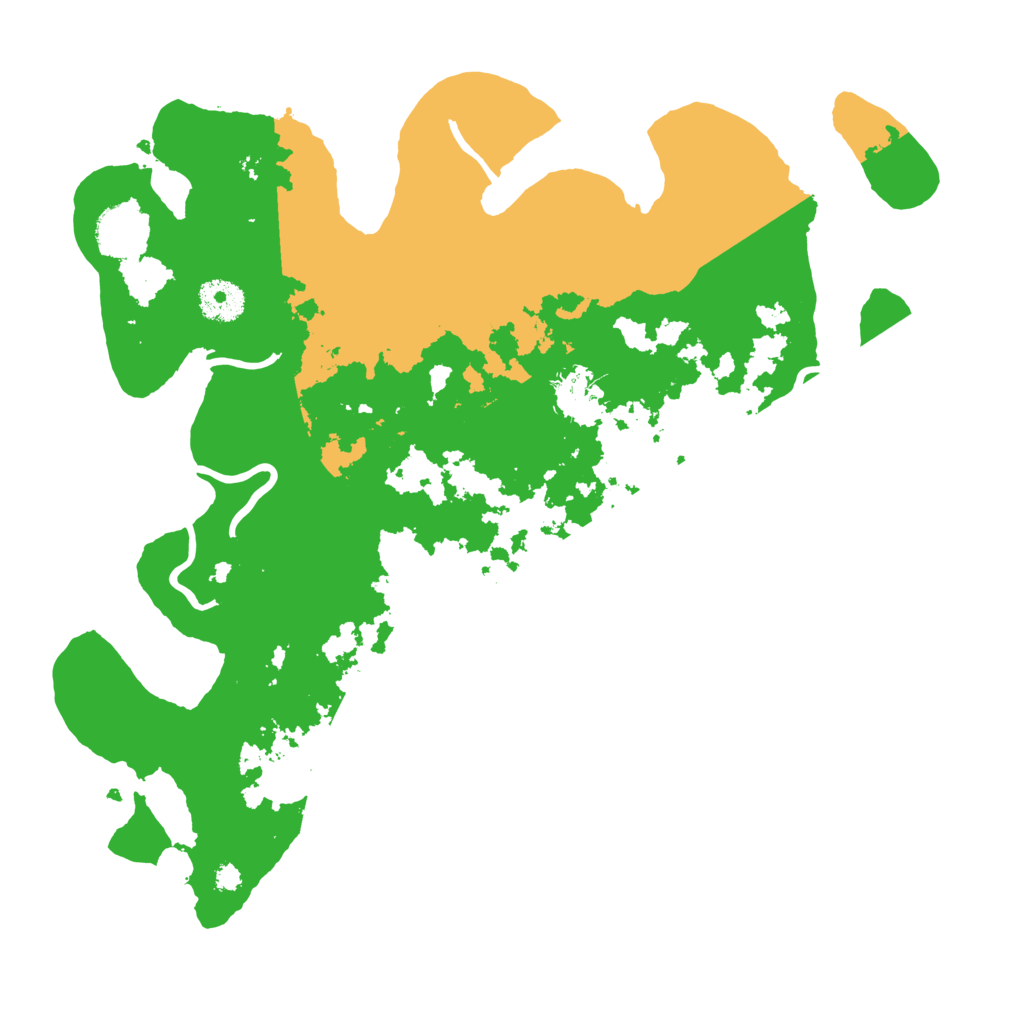 Biome Rust Map: Procedural Map, Size: 3500, Seed: 1463150663