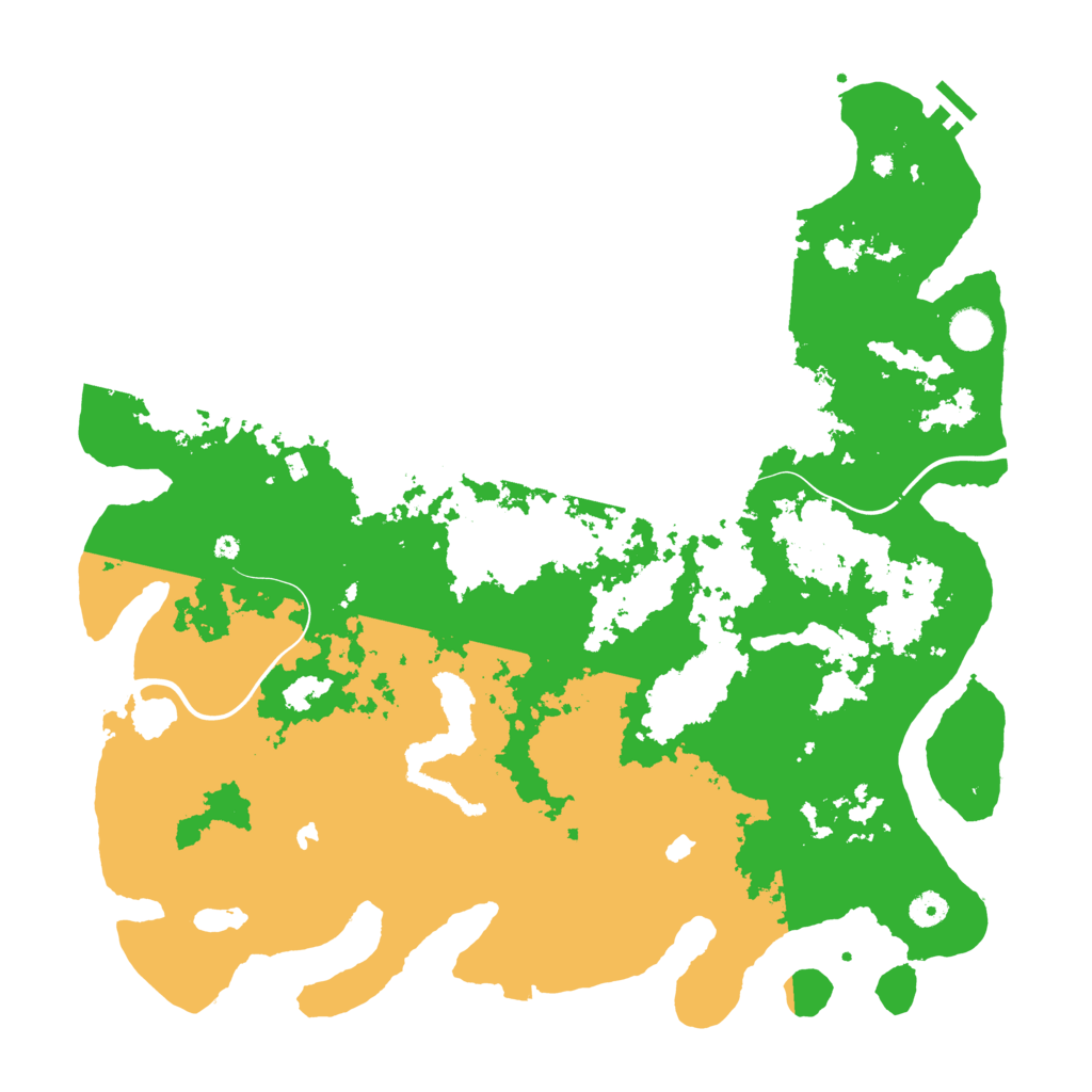 Biome Rust Map: Procedural Map, Size: 4500, Seed: 372512882