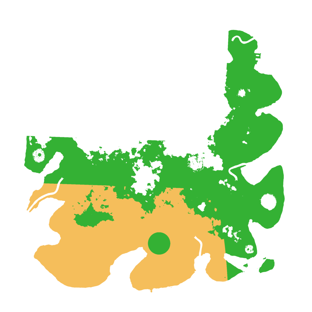 Biome Rust Map: Procedural Map, Size: 3700, Seed: 562244098