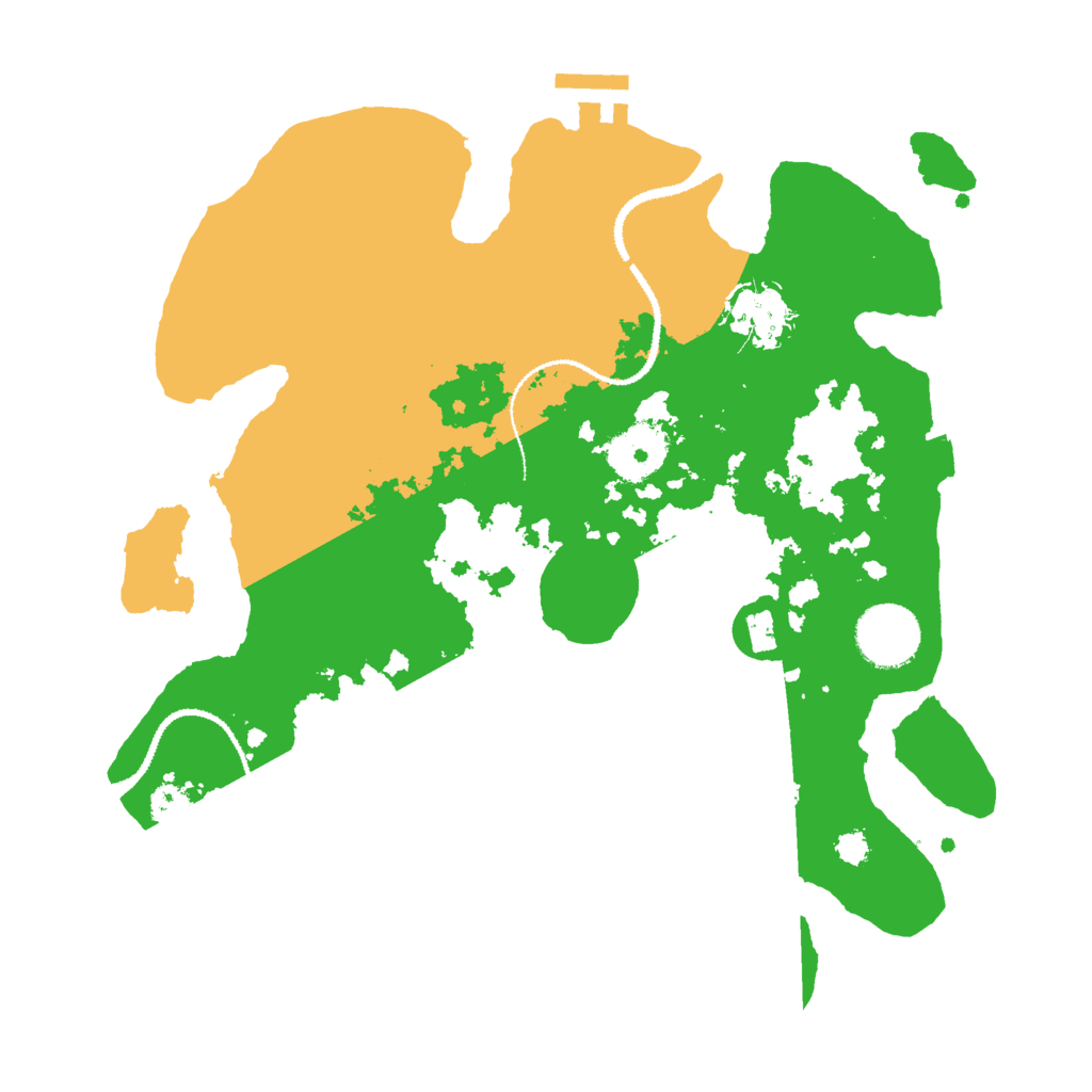 Biome Rust Map: Procedural Map, Size: 3000, Seed: 76167