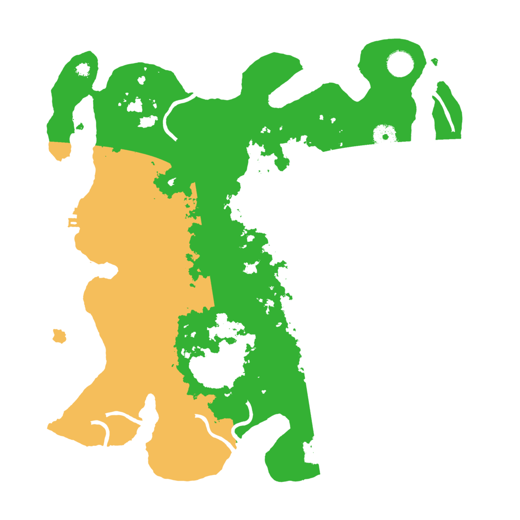 Biome Rust Map: Procedural Map, Size: 3500, Seed: 59974283