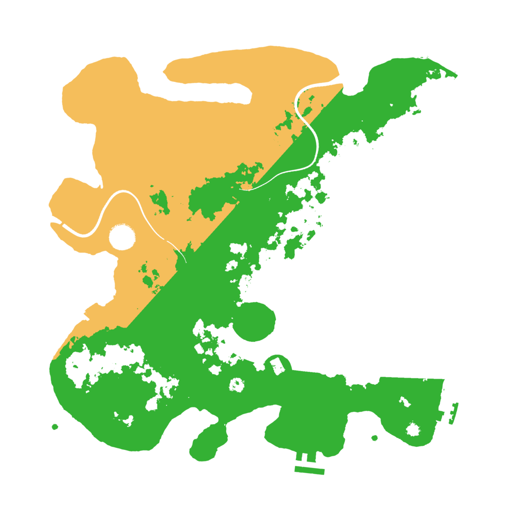 Biome Rust Map: Procedural Map, Size: 3500, Seed: 936773447