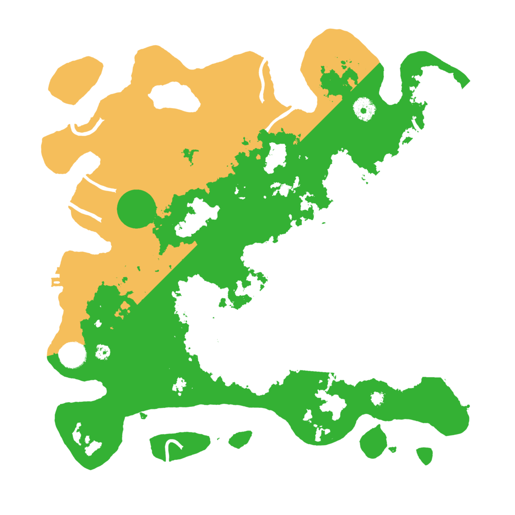Biome Rust Map: Procedural Map, Size: 3500, Seed: 16031737