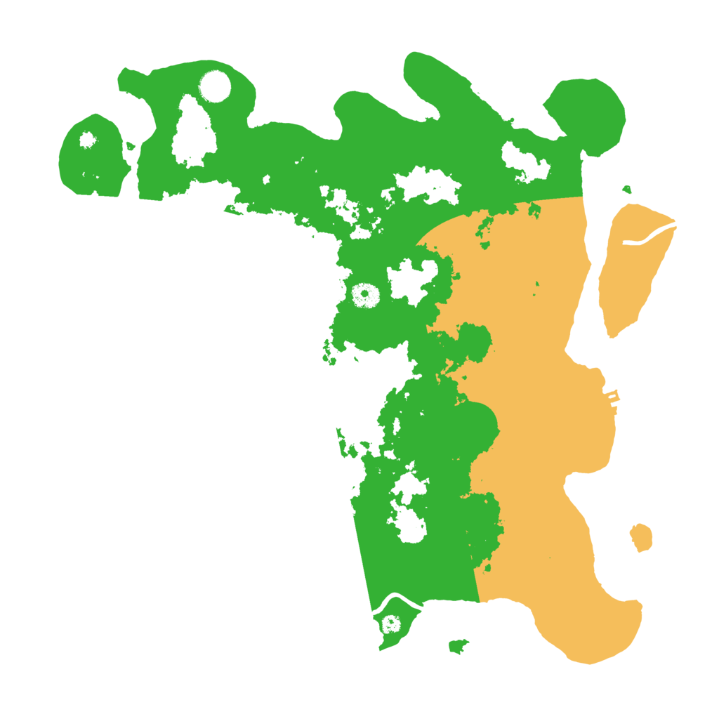 Biome Rust Map: Procedural Map, Size: 4000, Seed: 155586648