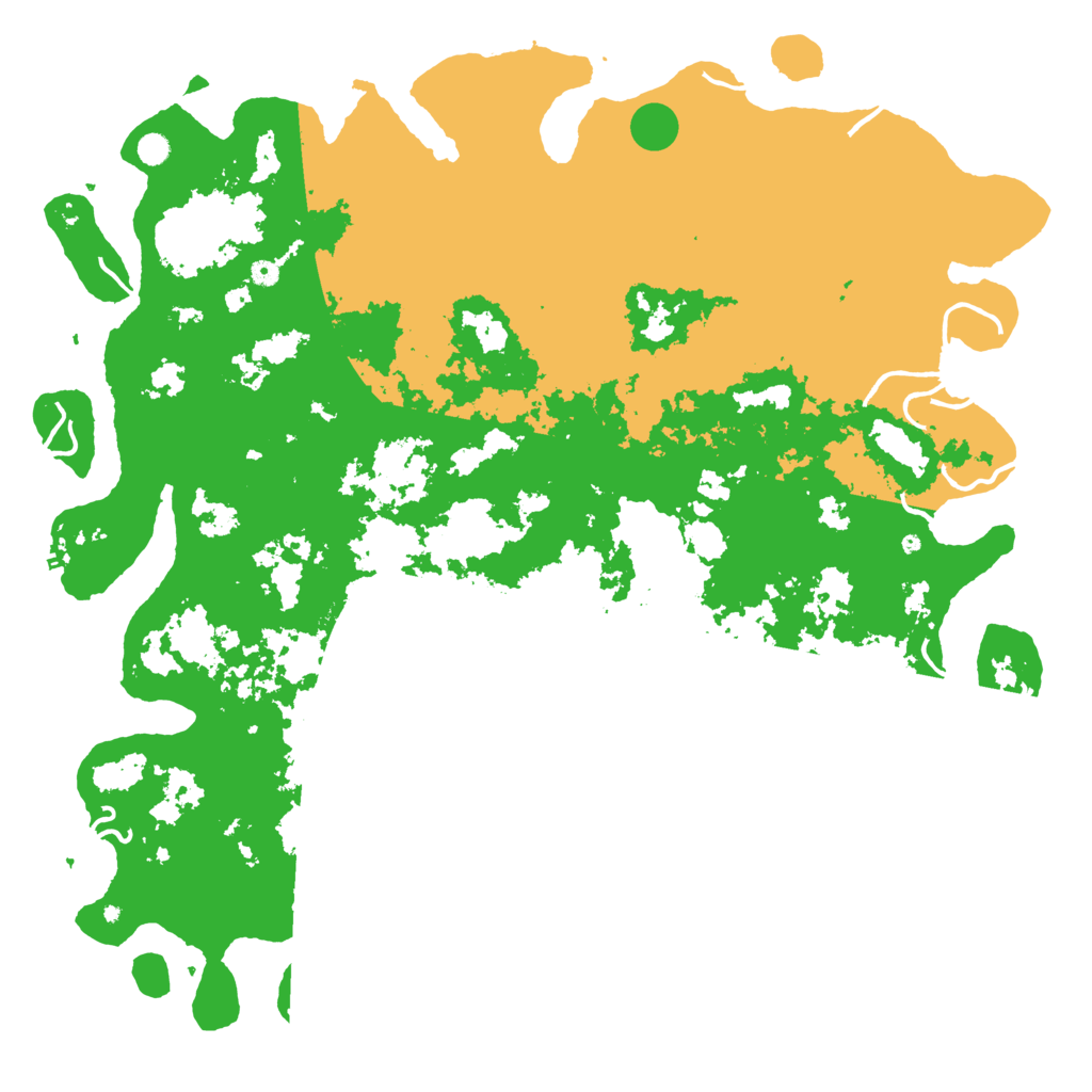 Biome Rust Map: Procedural Map, Size: 6000, Seed: 830276717