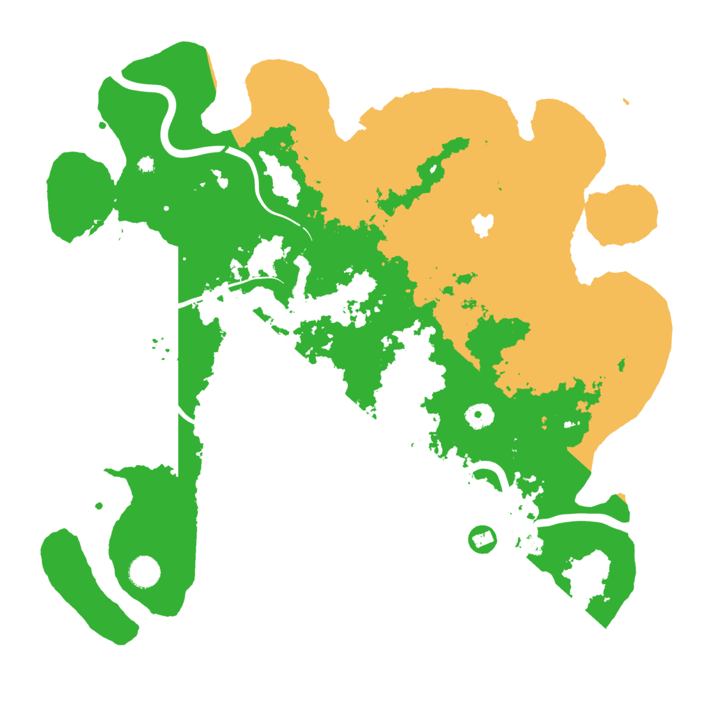 Biome Rust Map: Procedural Map, Size: 4000, Seed: 843692210
