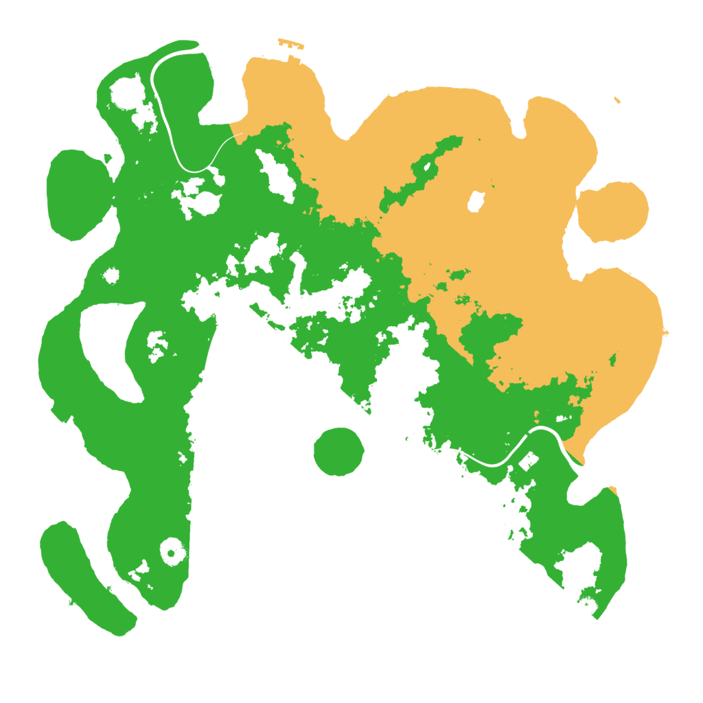 Biome Rust Map: Procedural Map, Size: 4000, Seed: 843692210