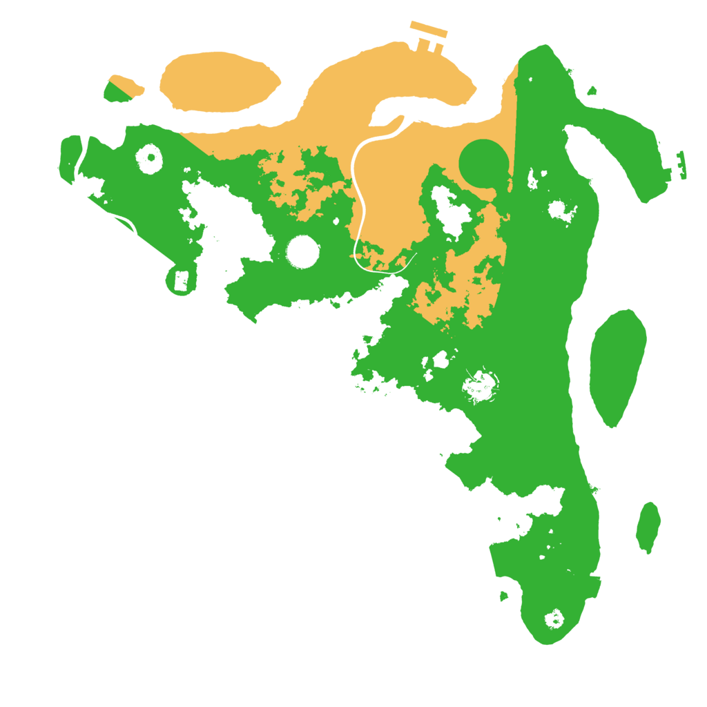 Biome Rust Map: Procedural Map, Size: 3800, Seed: 1768705684