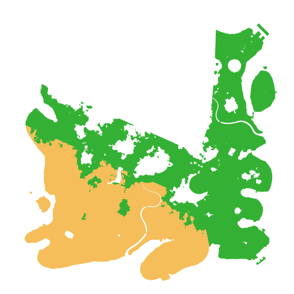 Biome Rust Map: Procedural Map, Size: 4000, Seed: 64323