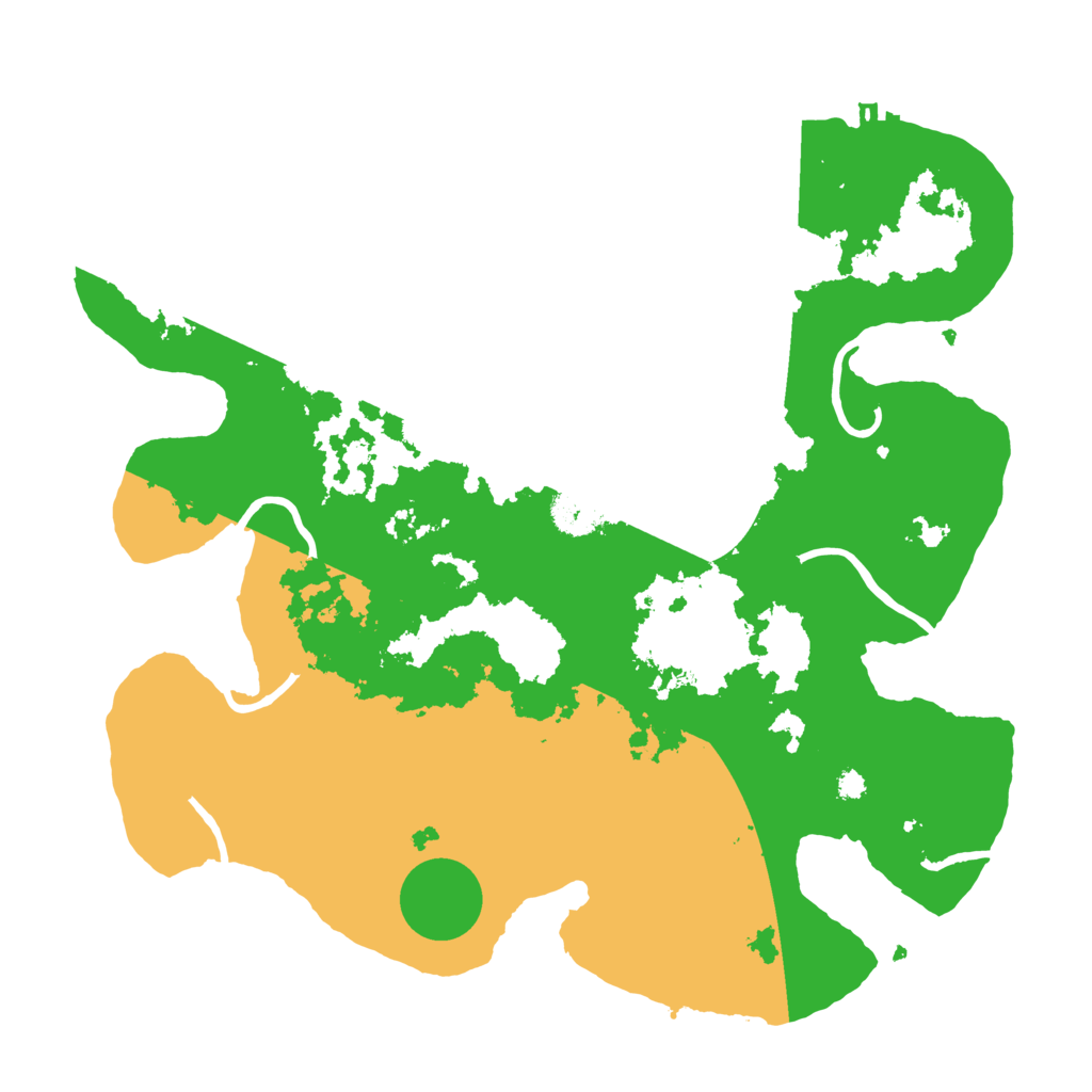 Biome Rust Map: Procedural Map, Size: 3500, Seed: 1284738