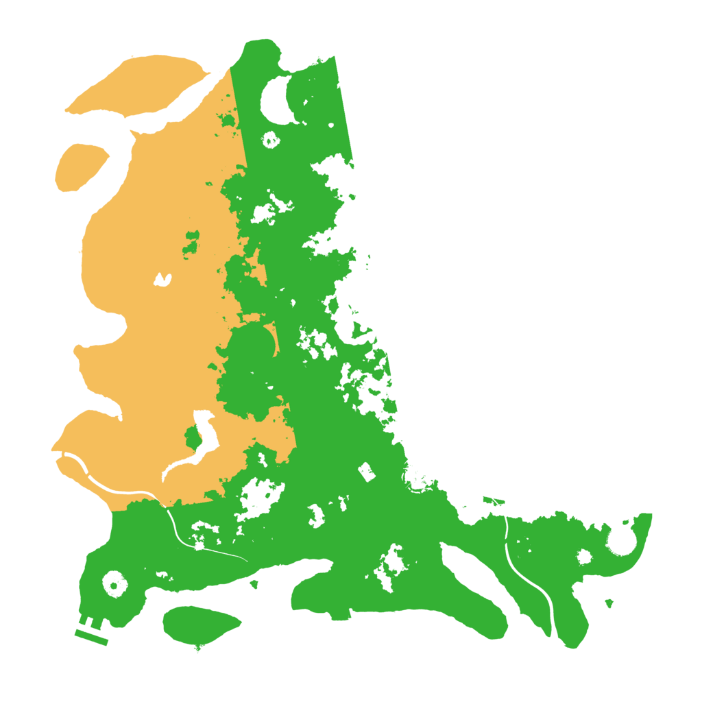 Biome Rust Map: Procedural Map, Size: 4200, Seed: 40273