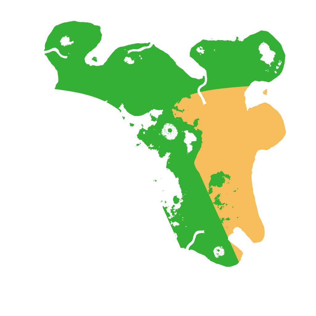 Biome Rust Map: Procedural Map, Size: 3000, Seed: 79217