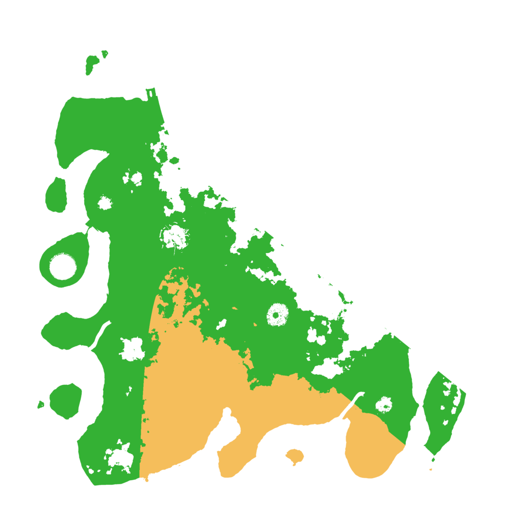 Biome Rust Map: Procedural Map, Size: 3500, Seed: 58540946