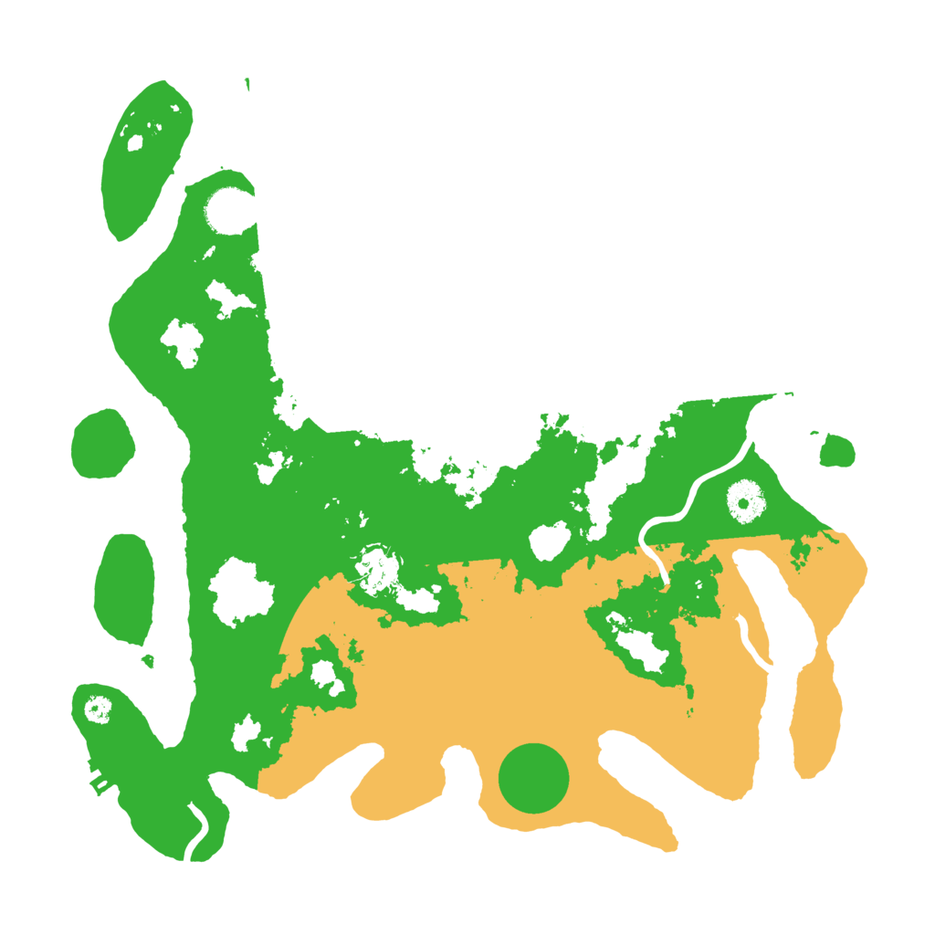 Biome Rust Map: Procedural Map, Size: 3500, Seed: 1702240633