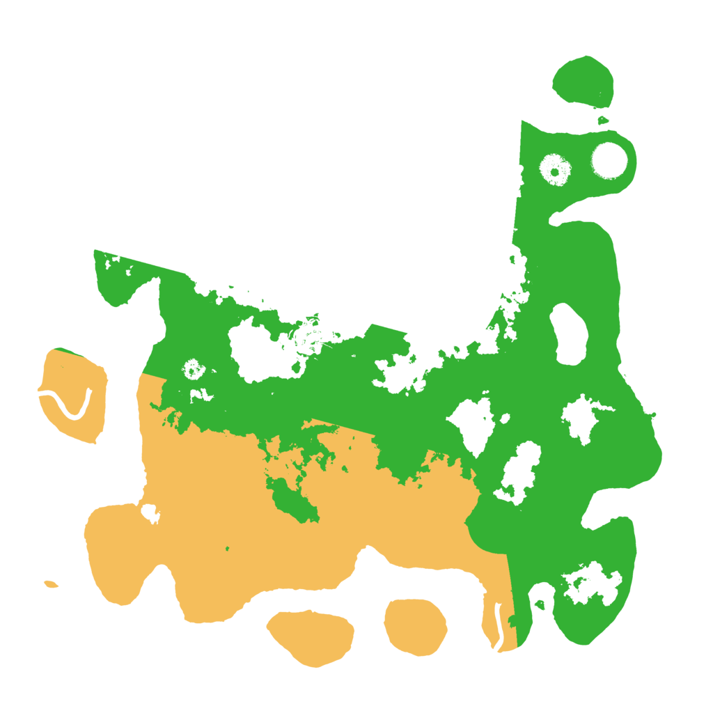 Biome Rust Map: Procedural Map, Size: 3500, Seed: 15827542