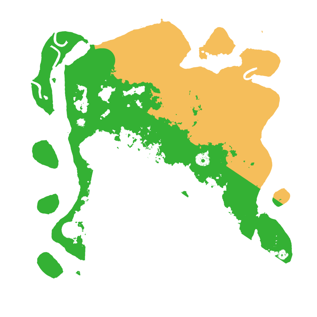 Biome Rust Map: Procedural Map, Size: 3500, Seed: 944065306