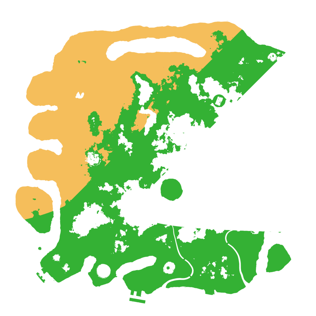 Biome Rust Map: Procedural Map, Size: 4000, Seed: 72631200