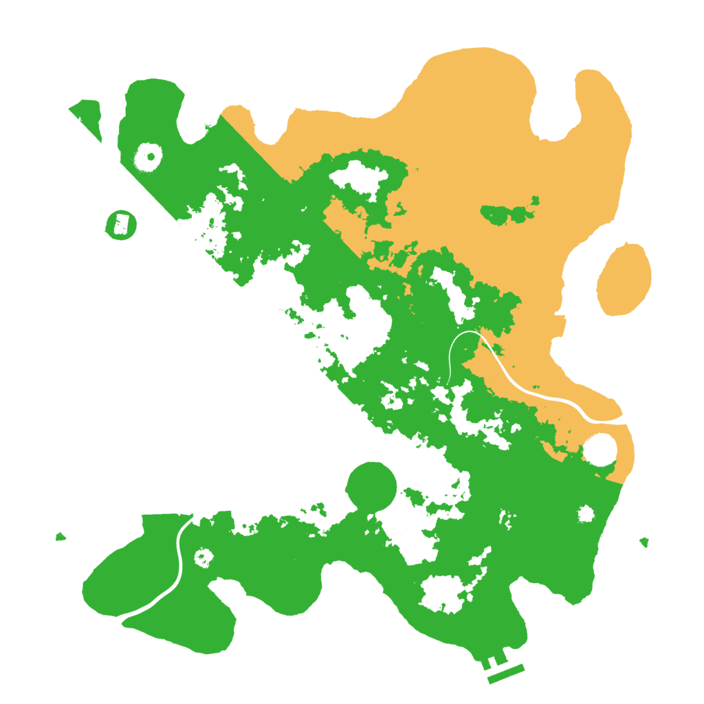 Biome Rust Map: Procedural Map, Size: 3750, Seed: 204031594