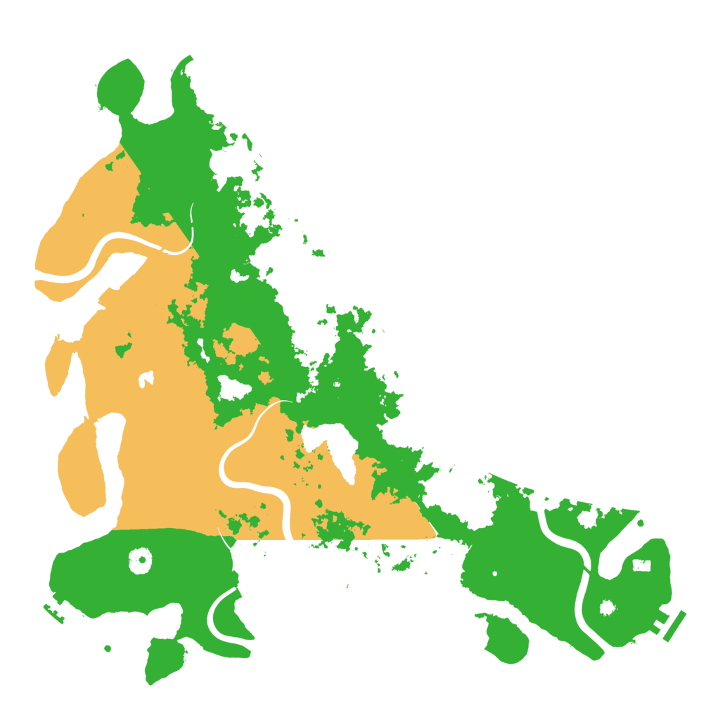 Biome Rust Map: Procedural Map, Size: 4250, Seed: 301781983