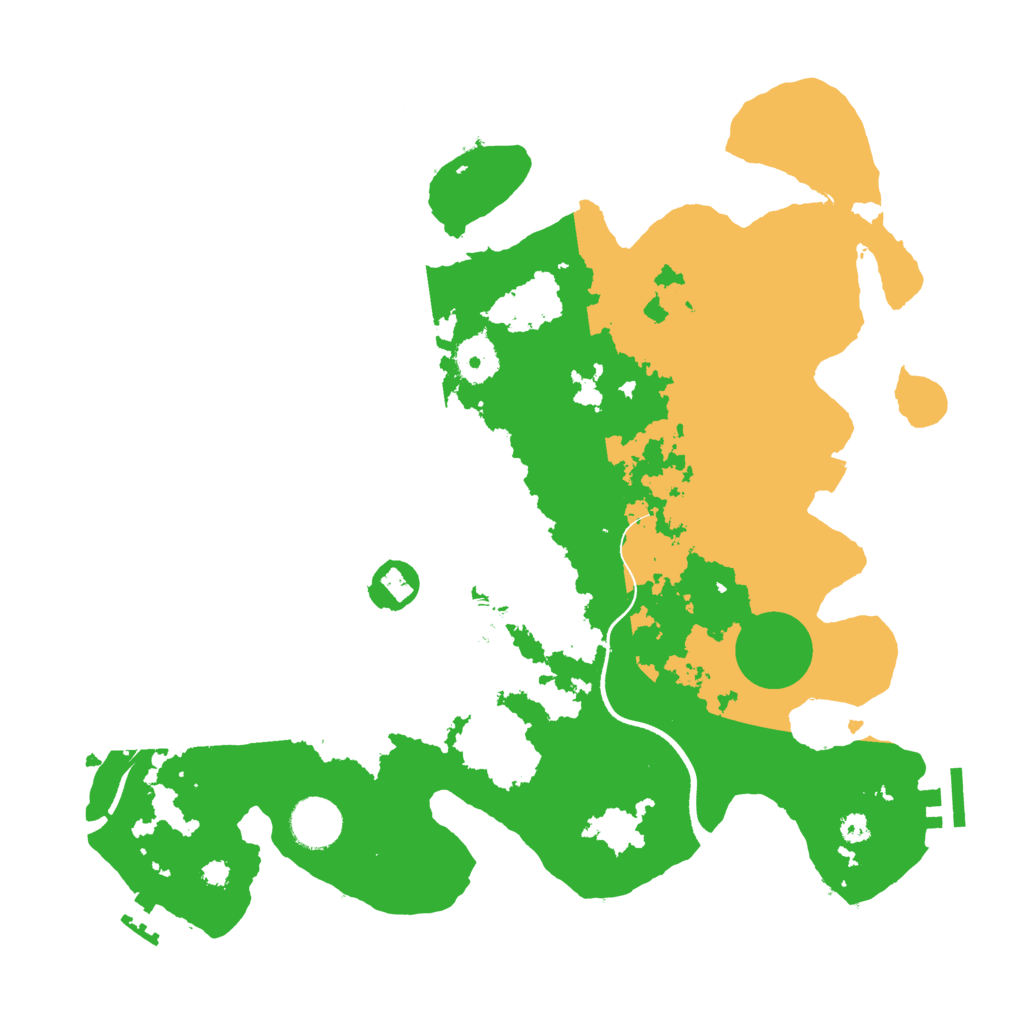 Biome Rust Map: Procedural Map, Size: 3500, Seed: 1132023