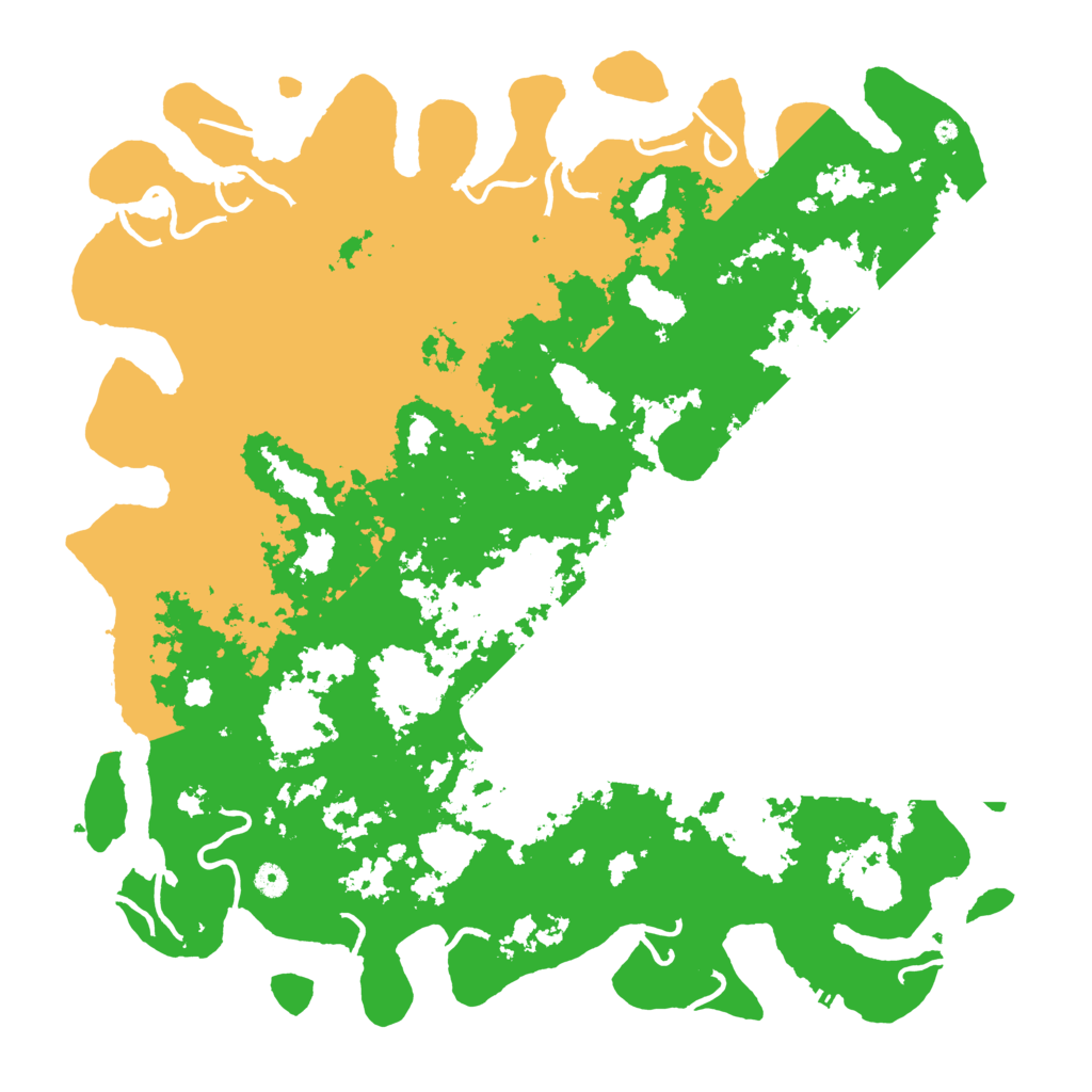 Biome Rust Map: Procedural Map, Size: 5000, Seed: 2096942504