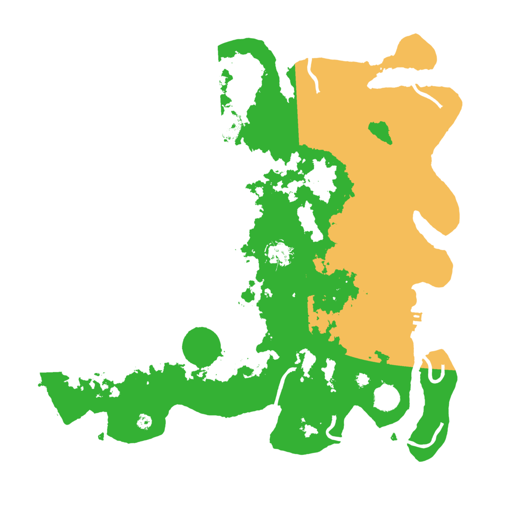 Biome Rust Map: Procedural Map, Size: 3500, Seed: 1128754488